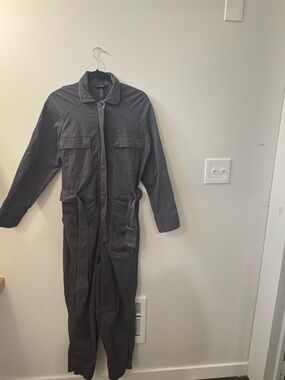 Banana Republic Dark Gray Utility Jumpsuit